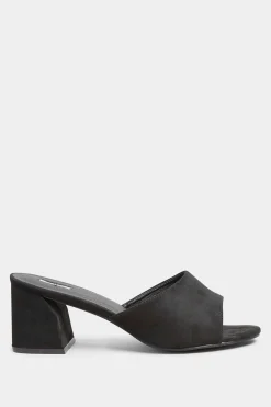 M&Co Limited Collection Limited Collection Black Cut Out Block Heel Sandals In Wide E Fit & Extra Wide Eee Fit><noscript><img width=