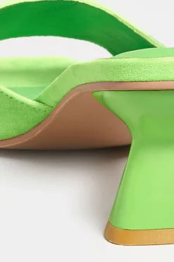 M&Co Limited Collection Limited Collection Green Kitten Heel Mule In Wide E Fit & Extra Wide Eee Fit><noscript><img width=
