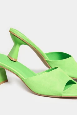 M&Co Limited Collection Limited Collection Green Kitten Heel Mule In Wide E Fit & Extra Wide Eee Fit><noscript><img width=