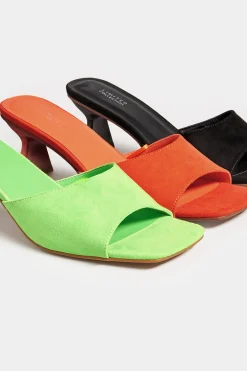 M&Co Limited Collection Limited Collection Green Kitten Heel Mule In Wide E Fit & Extra Wide Eee Fit><noscript><img width=