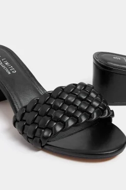 M&Co Limited Collection Limited Collection Black Plaited Mule In Wide E Fit & Extra Wide Eee Fit><noscript><img width=