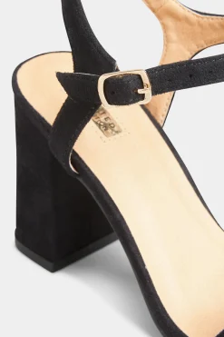 M&Co Limited Collection Limited Collection Black Block Heel Sandal In Wide E Fit & Extra Wide Eee Fit><noscript><img width=