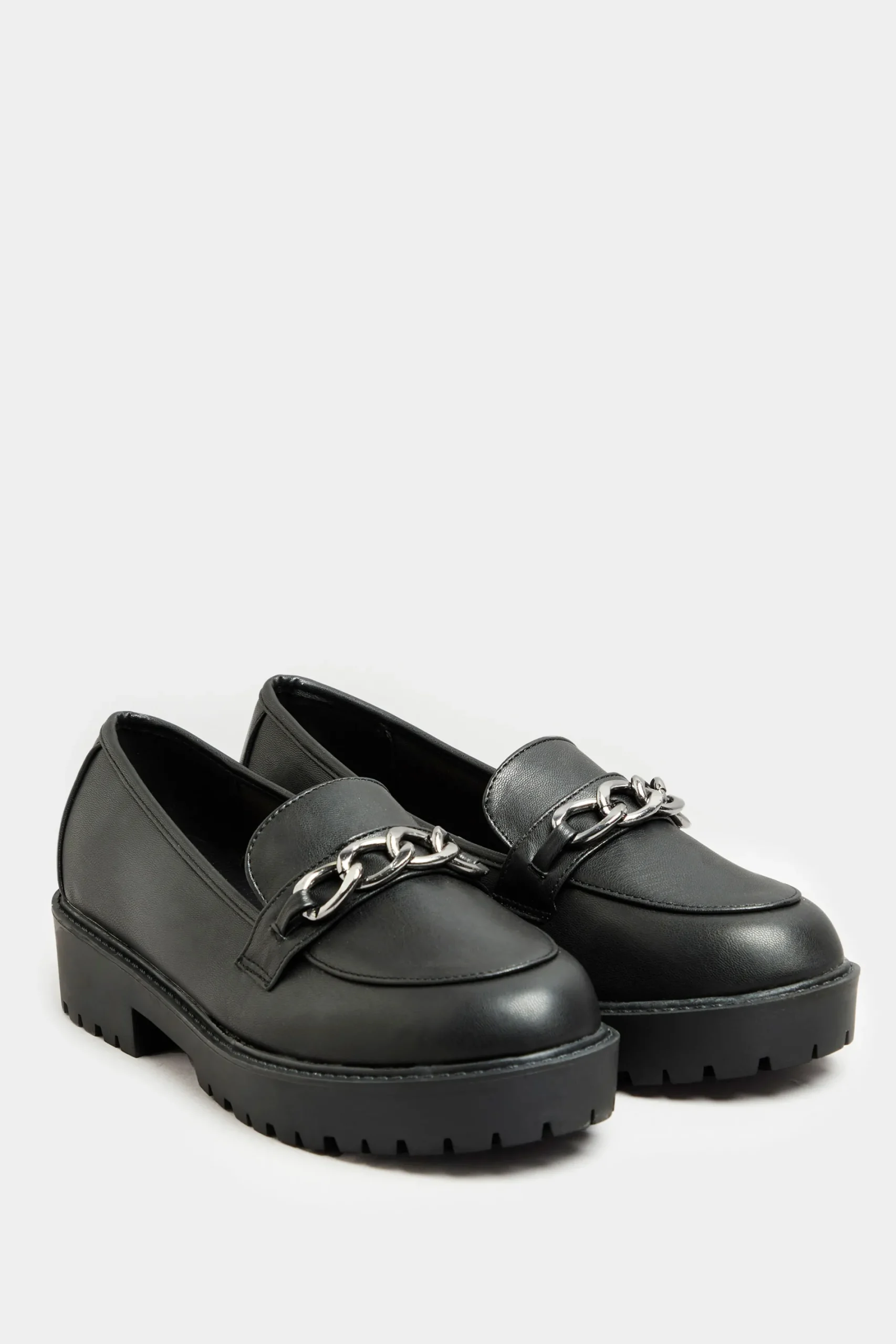 M&Co Limited Collection Limited Collection Black Chunky Loafers In Wide E Fit & Extra Wide Eee Fit>Women Flat Shoes
