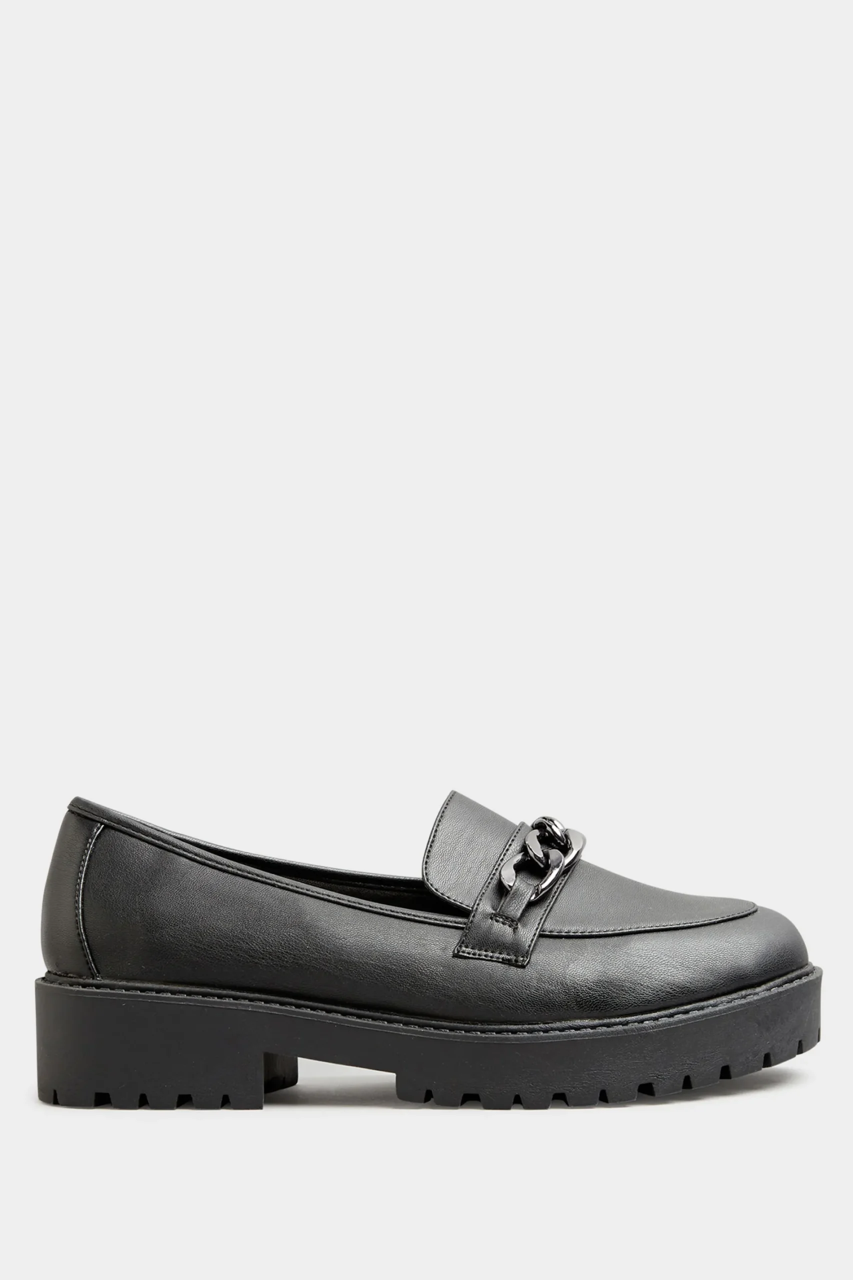 M&Co Limited Collection Limited Collection Black Chunky Loafers In Wide E Fit & Extra Wide Eee Fit>Women Flat Shoes