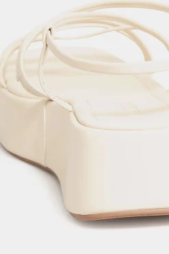 M&Co Limited Collection Limited Collection White Strappy Flatform Sandals In Extra Wide Eee Fit><noscript><img width=