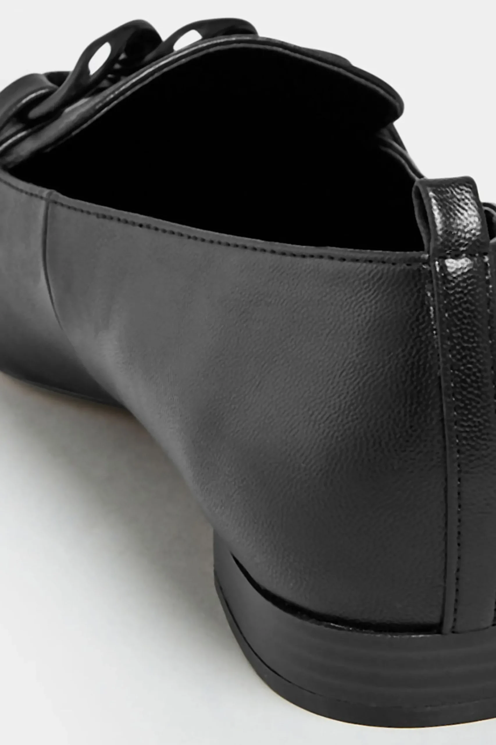 M&Co Limited Collection Limited Collection Black Chain Loafers In Wide E Fit>Women Flat Shoes