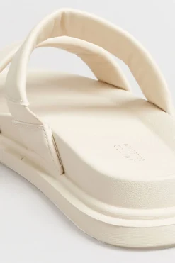 M&Co Limited Collection Limited Collection White Two Strap Sandals In Extra Wide Eee Fit><noscript><img width=