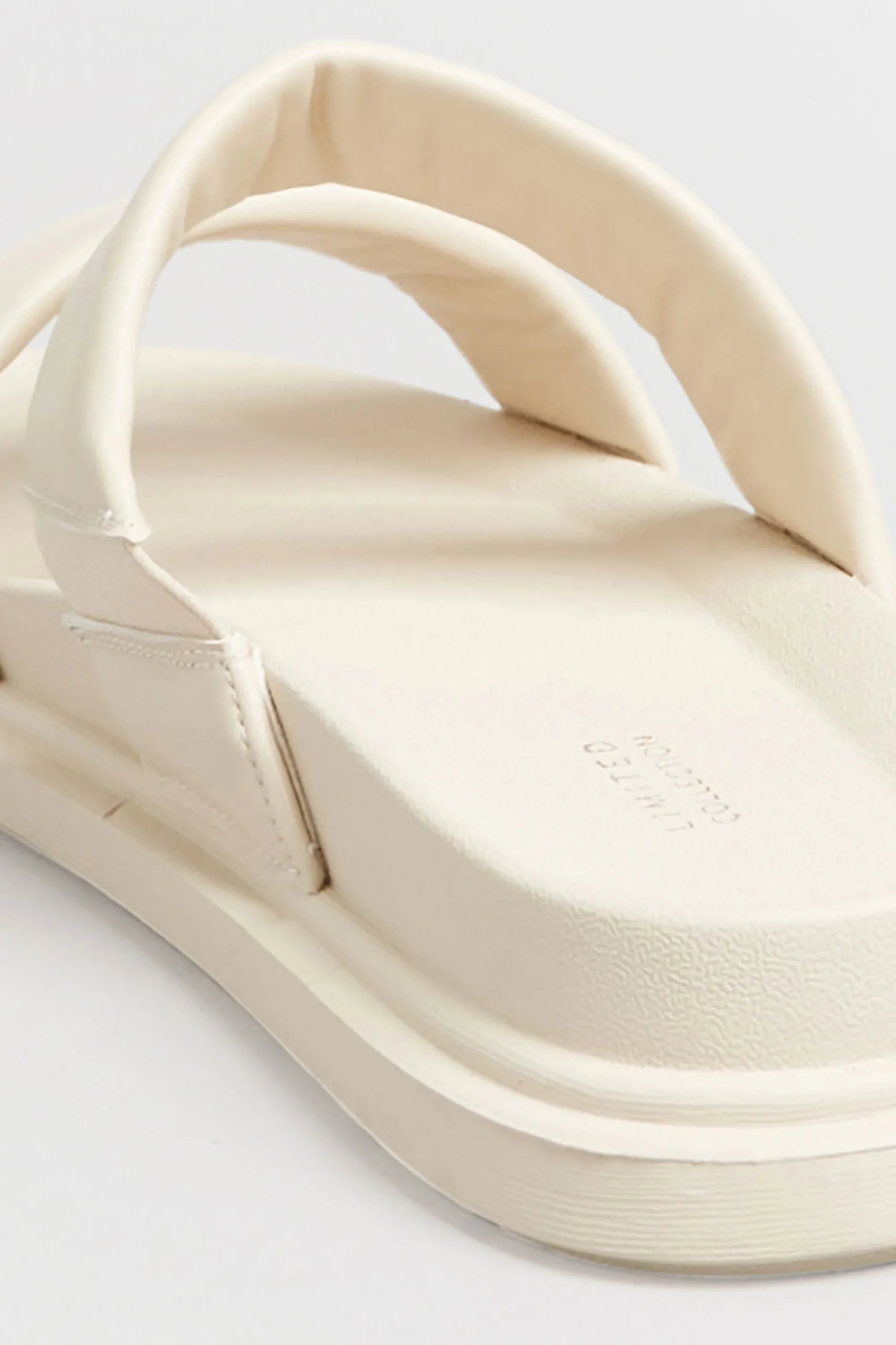 M&Co Limited Collection Limited Collection White Two Strap Sandals In Extra Wide Eee Fit>Women Sandals