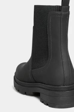 M&Co Limited Collection Limited Collection Black Sock Chelsea Boots In Wide E Fit & Extra Wide Eee Fit><noscript><img width=