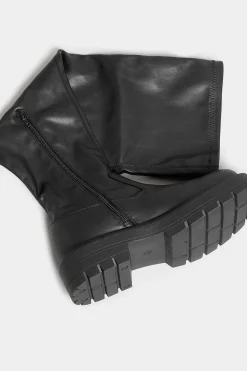M&Co Limited Collection Limited Collection Black Over The Knee Chunky Boots In Wide E Fit & Extra Wide Eee Fit><noscript><img width=