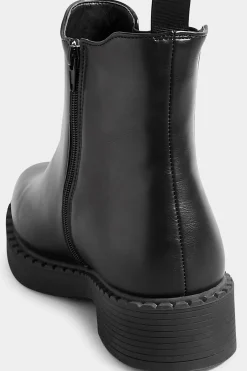 M&Co Limited Collection Limited Collection Black Faux Leather Chelsea Boots In Extra Wide Eee Fit><noscript><img width=