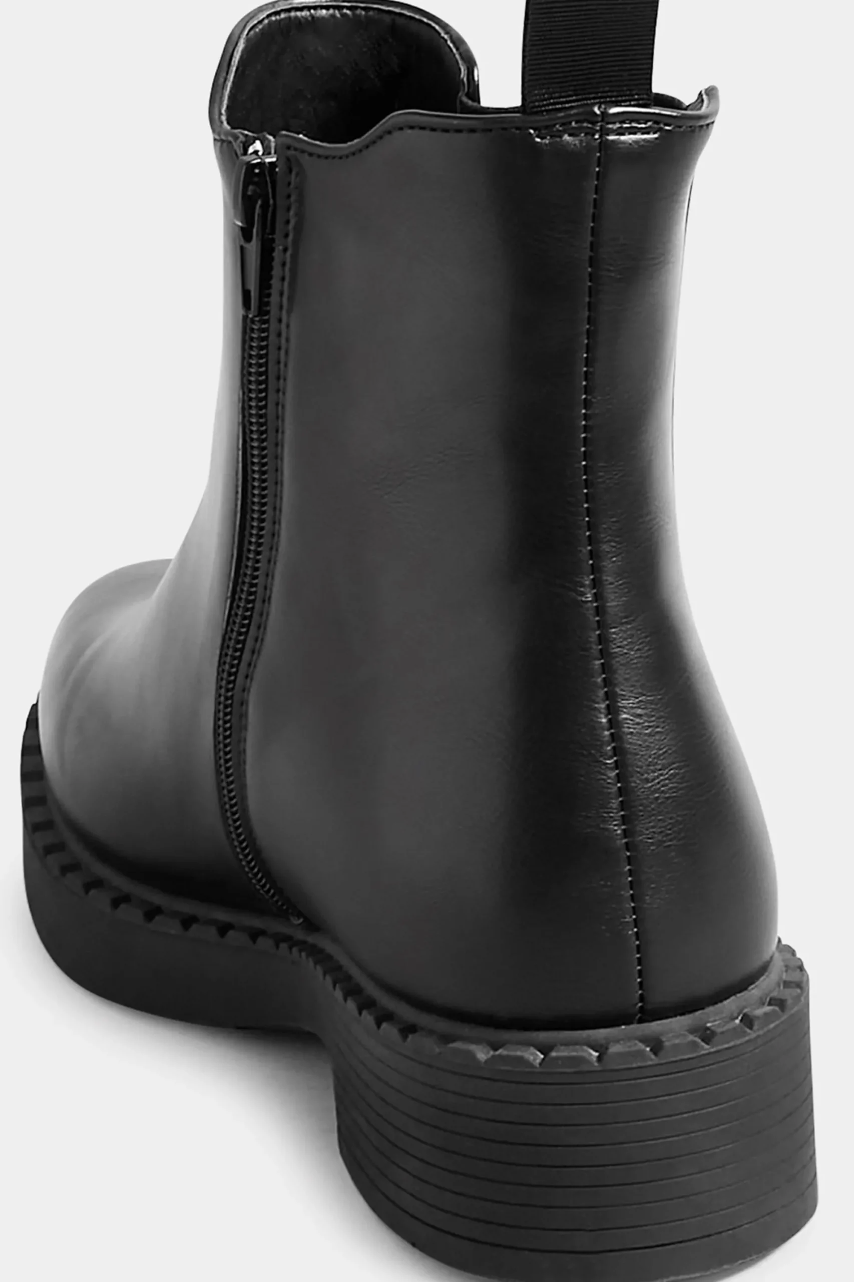 M&Co Limited Collection Limited Collection Black Faux Leather Chelsea Boots In Extra Wide Eee Fit>Women Boots