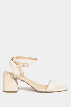 M&Co Limited Collection Limited Collection Nude Block Heel Sandals In Wide E Fit & Extra Wide Eee Fit><noscript><img width=