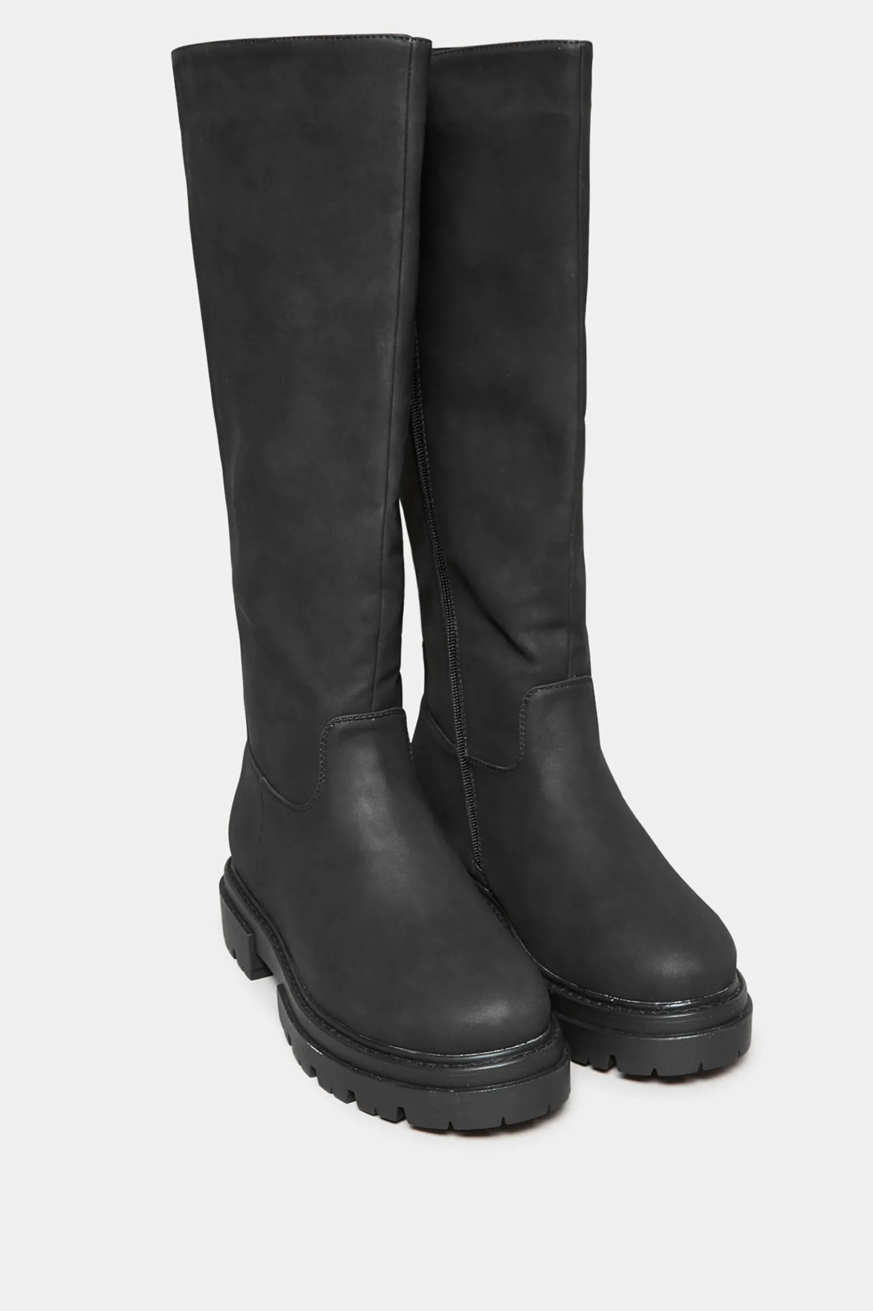 M&Co Limited Collection Limited Collection Black Chunky Calf Boots In Wide E Fit & Extra Wide Eee Fit>Women Boots