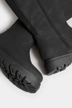 M&Co Limited Collection Limited Collection Black Chunky Calf Boots In Wide E Fit & Extra Wide Eee Fit><noscript><img width=