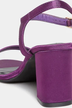 M&Co Limited Collection Limited Collection Purple Block Heel Sandal In Wide E Fit & Extra Wide Eee Fit><noscript><img width=