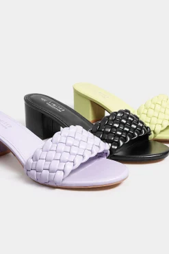 M&Co Limited Collection Limited Collection Lilac Purple Plaited Mule In Wide E Fit & Extra Wide Eee Fit><noscript><img width=