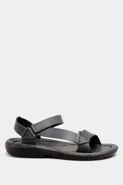 M&Co Limited Collection Limited Collection Black Adjustable Strap Sandals In Wide E Fit><noscript><img width=