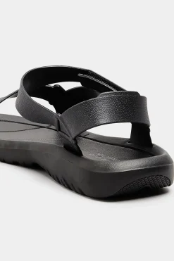 M&Co Limited Collection Limited Collection Black Adjustable Strap Sandals In Wide E Fit><noscript><img width=