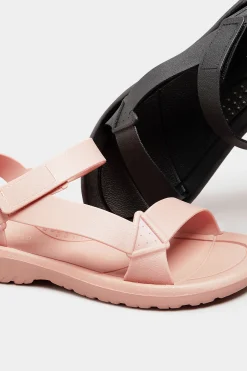 M&Co Limited Collection Limited Collection Black Adjustable Strap Sandals In Wide E Fit><noscript><img width=