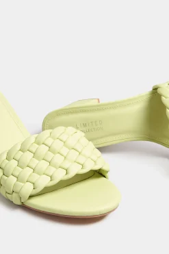 M&Co Limited Collection Limited Collection Green Plaited Mule In Wide E Fit & Extra Wide Eee Fit><noscript><img width=