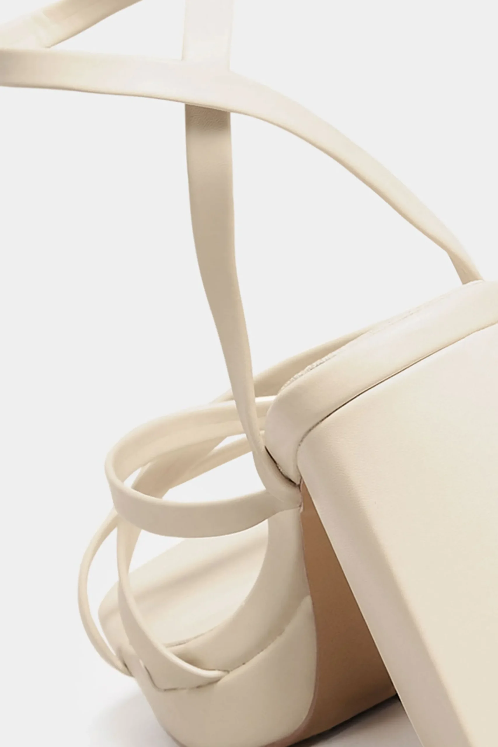 M&Co Limited Collection Limited Collection Cream Strappy Platform Block Heel Sandals In Wide E Fit & Extra Wide Eee Fit>Women Heels