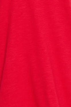 M&Co 2 Pack Black & Red V-Neck T-Shirts>Women T-Shirts