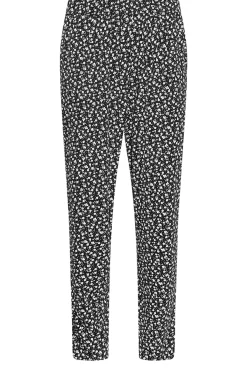M&Co Petites Petite Black Ditsy Floral Print Harem Trousers><noscript><img width=