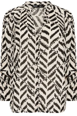 M&Co Petites Petite Cream Abstract Patterned Blouse><noscript><img width=
