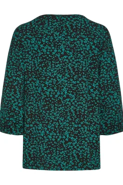 M&Co Petites Petite Green Ditsy Floral Print Top><noscript><img width=