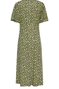 M&Co Petites Petite Green & Yellow Ditsy Floral Print Dress><noscript><img width=