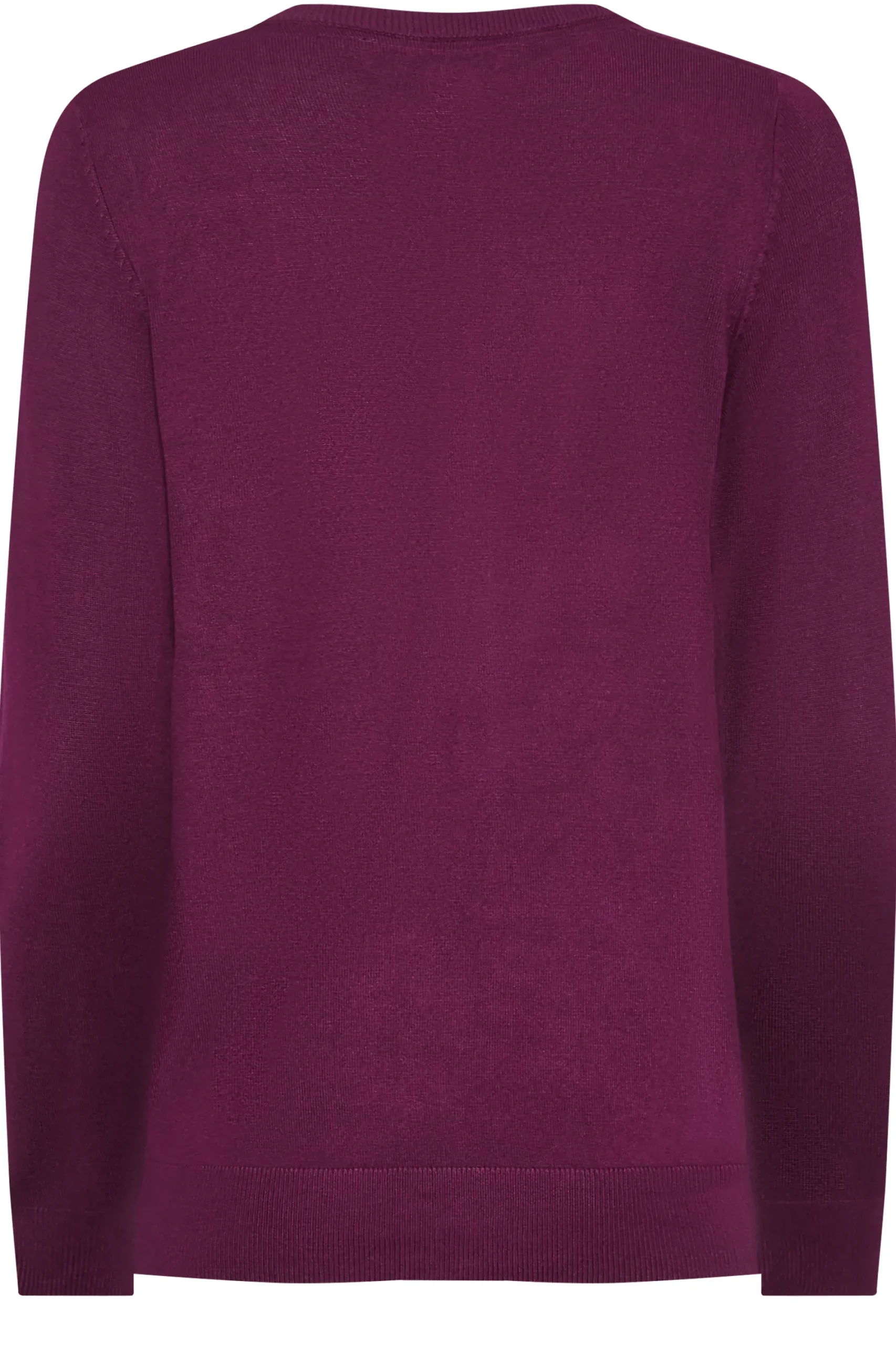 M&Co Womens Berry Red Ribbed Shoulder Cardigan>Women Cardigan