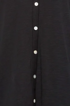 M&Co Womens Black Button Through Cotton Shirt><noscript><img width=