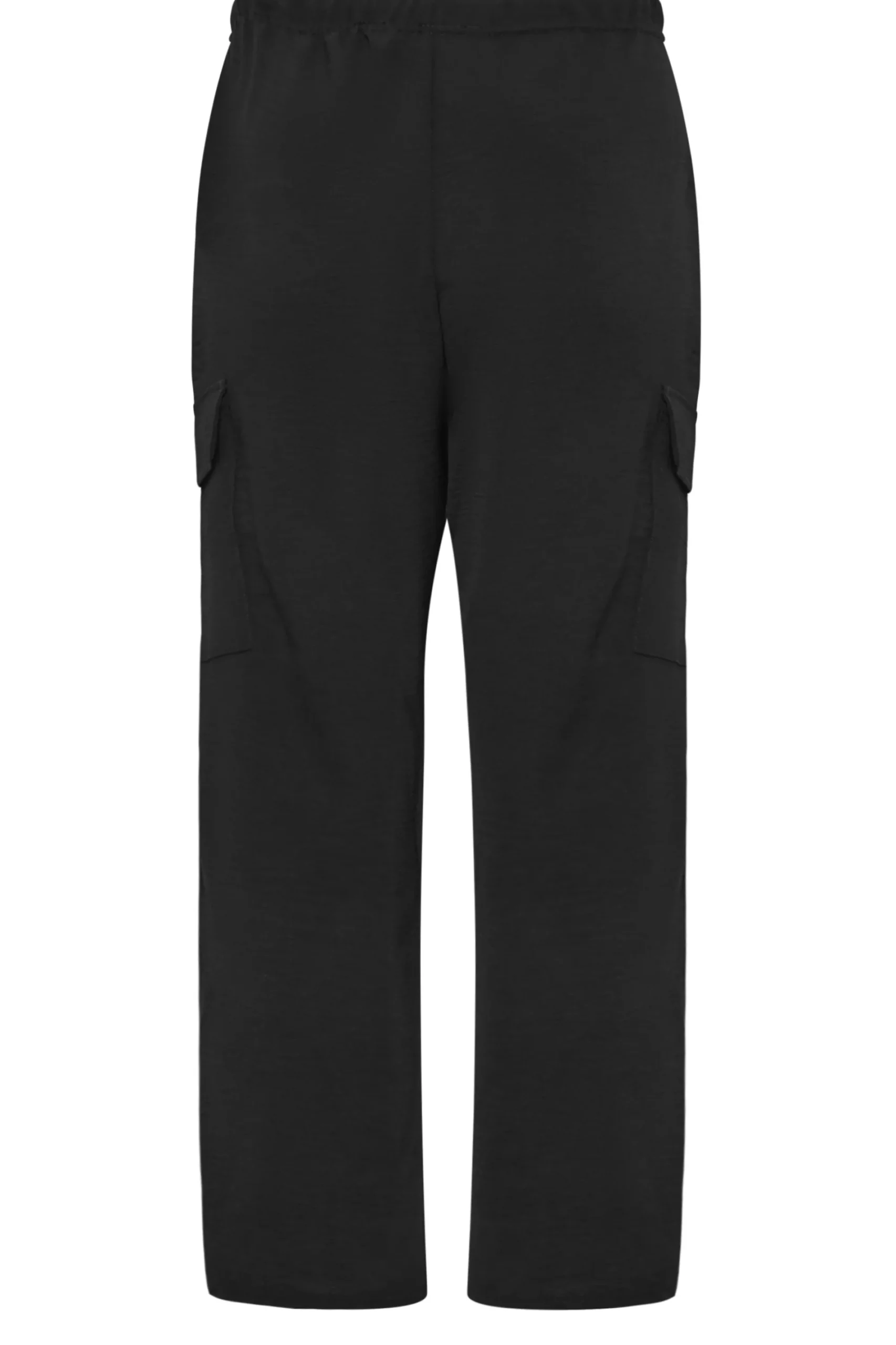 M&Co Womens Black Cargo Slim Leg Trousers>Women Trousers
