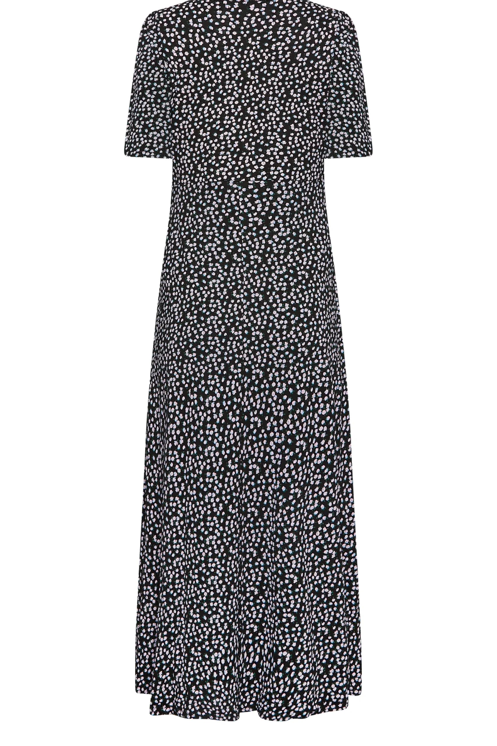M&Co Womens Black Ditsy Floral Print Maxi Dress>Women Maxi Dresses