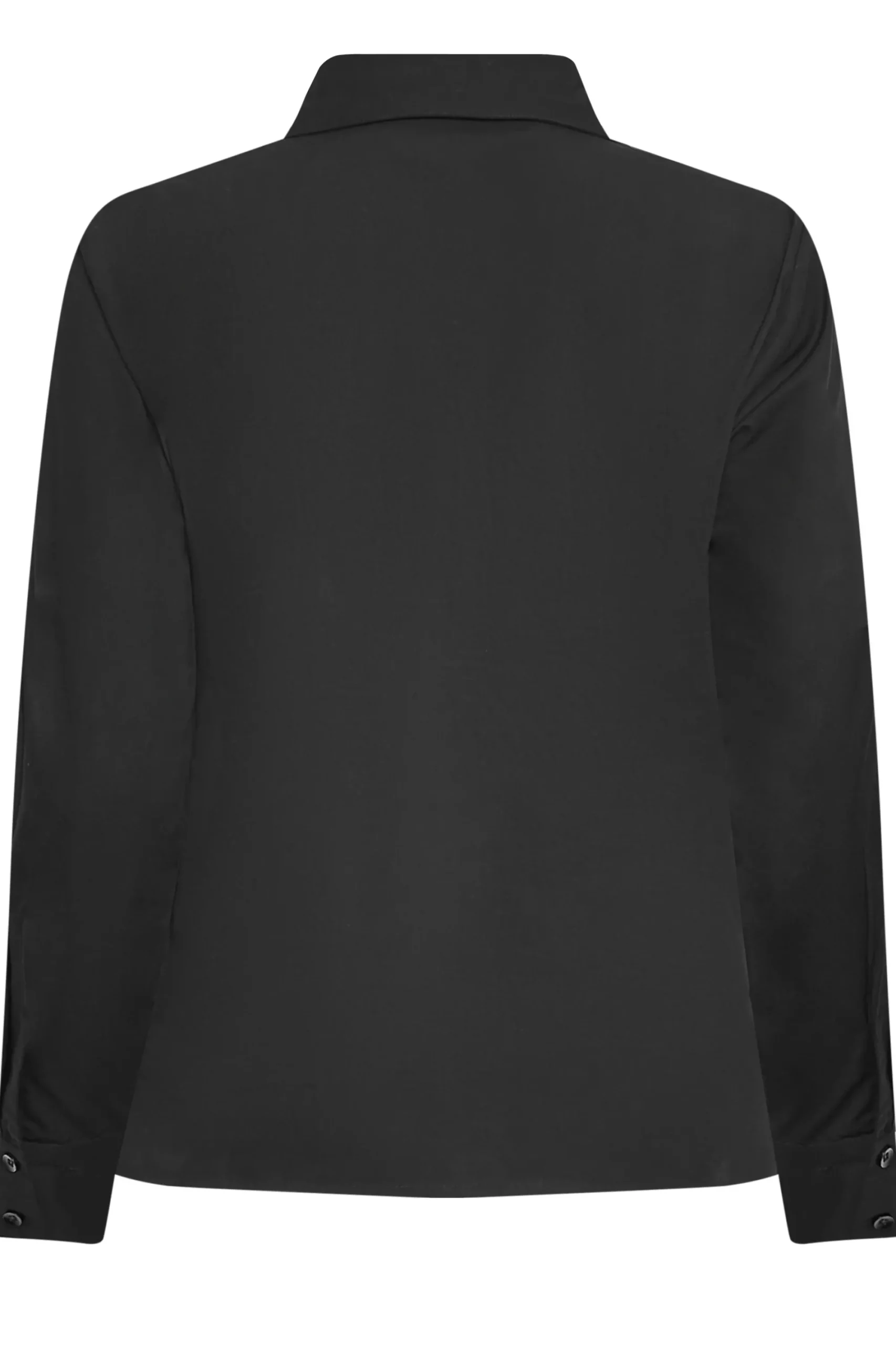M&Co Womens Black Fitted Poplin Shirt>Women Shirts