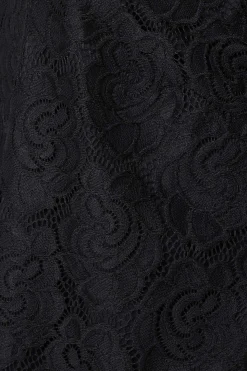 M&Co Womens Black Floral Lace Blouse><noscript><img width=