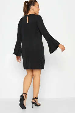 M&Co Womens Black Keyhole Mini Dress><noscript><img width=