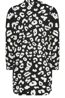 M&Co Womens Black Leopard Print Blouse><noscript><img width=