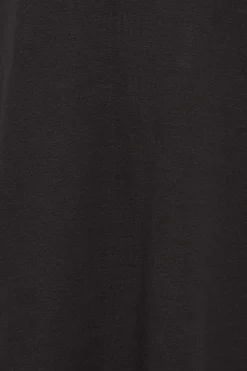 M&Co Womens Black Long Sleeve Cotton Blend Top><noscript><img width=
