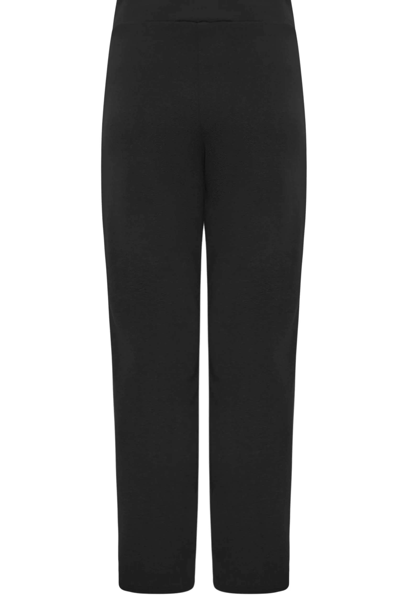 M&Co Womens Black Pull-On Slim Leg Trousers>Women Trousers
