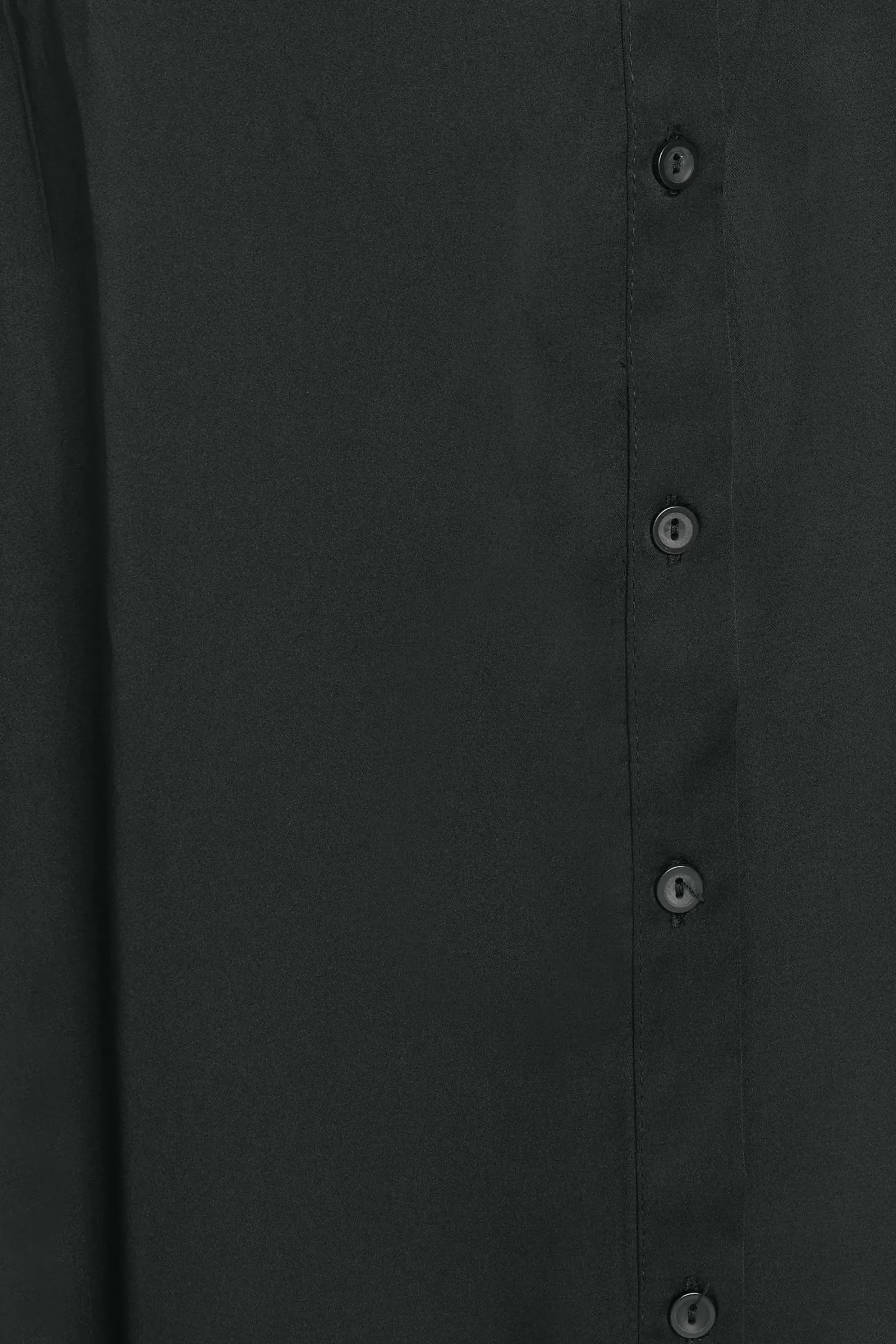 M&Co Womens Black Satin Button Through Shirt>Women Shirts