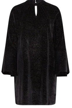 M&Co Womens Black Sequin Keyhole Mini Dress><noscript><img width=