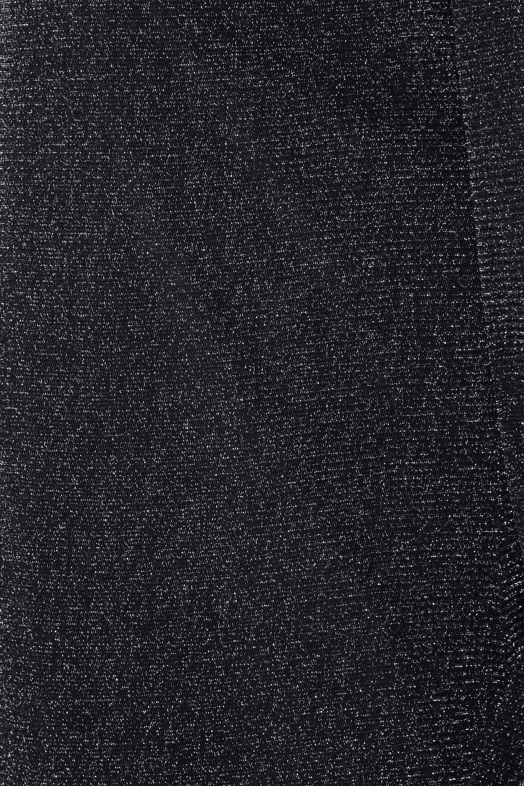 M&Co Womens Black Shimmer Keyhole Blouse>Women Blouses