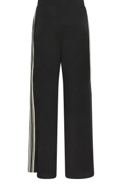 M&Co Womens Black Side Stripe Wide Leg Trousers><noscript><img width=