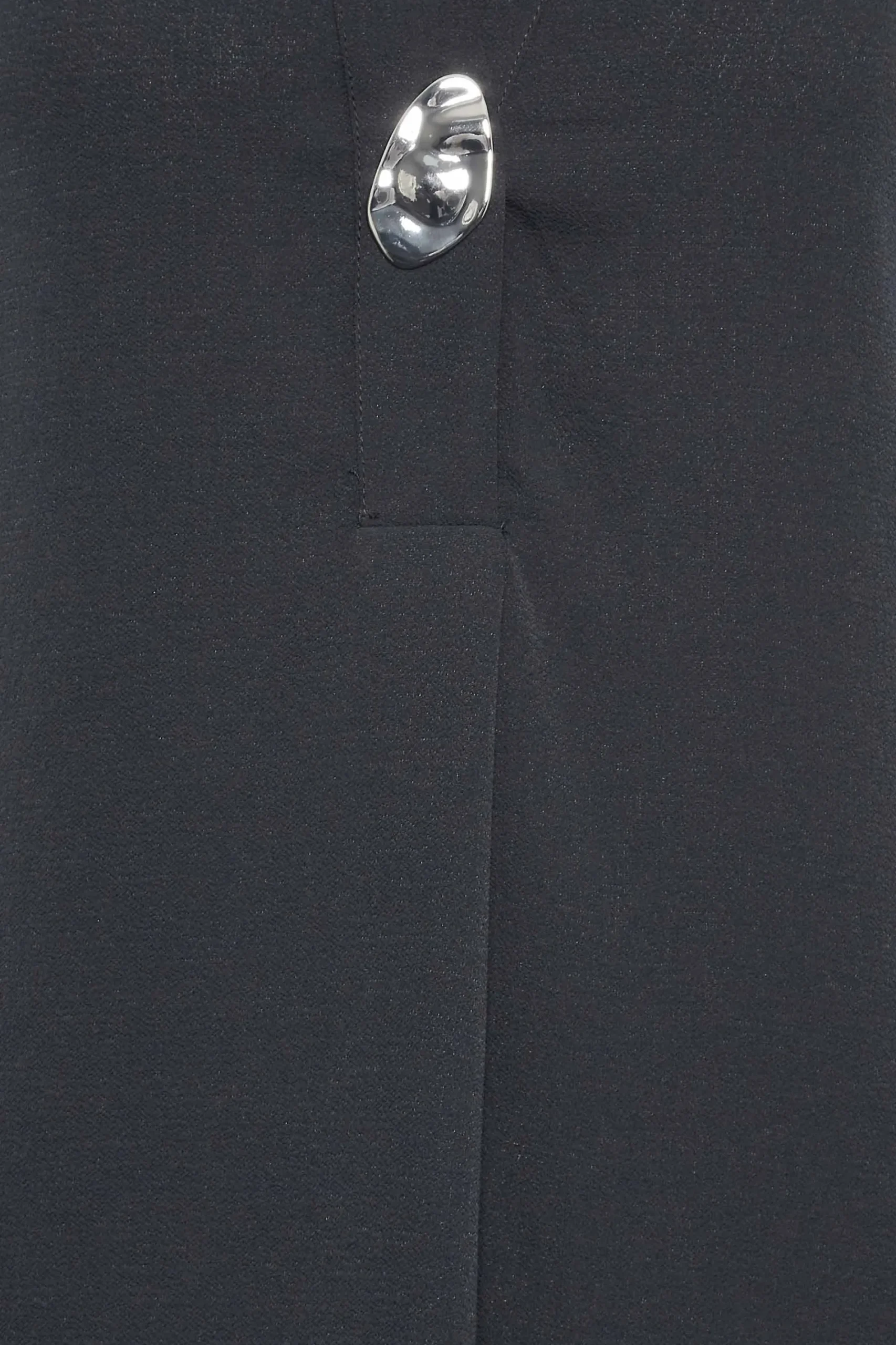 M&Co Womens Black Statement Button Tab Sleeve Shirt>Women Shirts