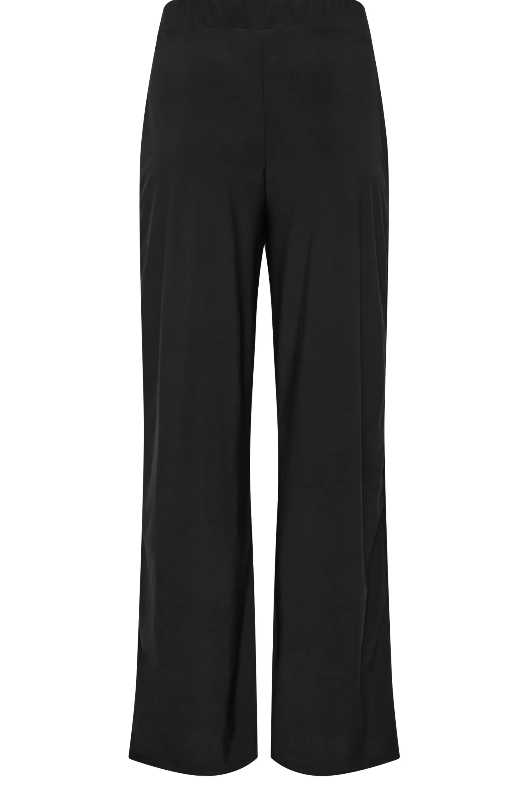 M&Co Womens Black Stretch Wide Leg Trousers>Women Wide Leg Trousers
