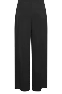 M&Co Womens Black Stretch Scuba Wide Leg Trousers><noscript><img width=