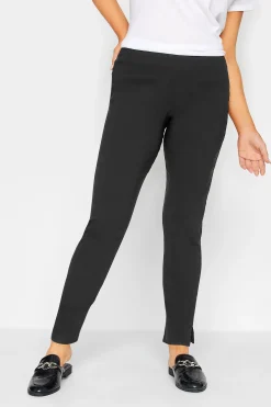 M&Co Womens Black Stretch Bengaline Trousers>Women Trousers