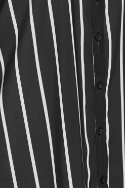 M&Co Womens Black Stripe Long Sleeve Shirt><noscript><img width=